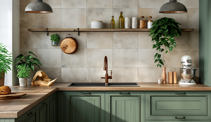 Plywood kitchen cabinet - CenturyPly