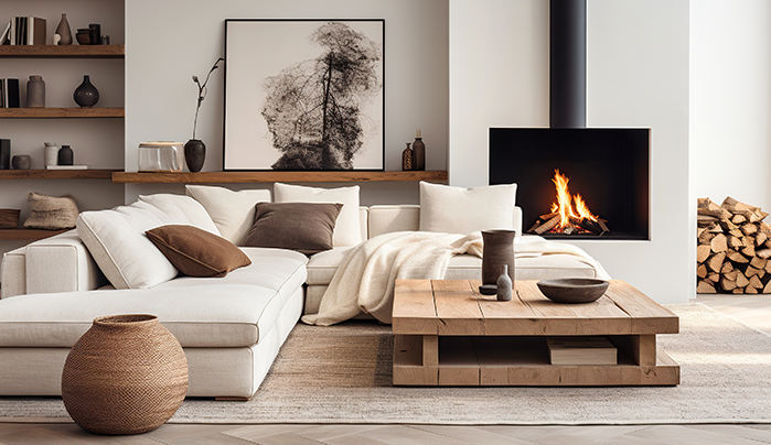 Plywood furniture for living room