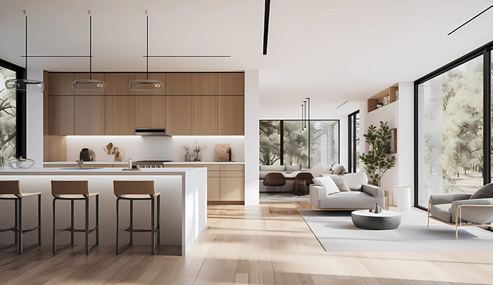 Plywood kitchen cabinet - CenturyPly