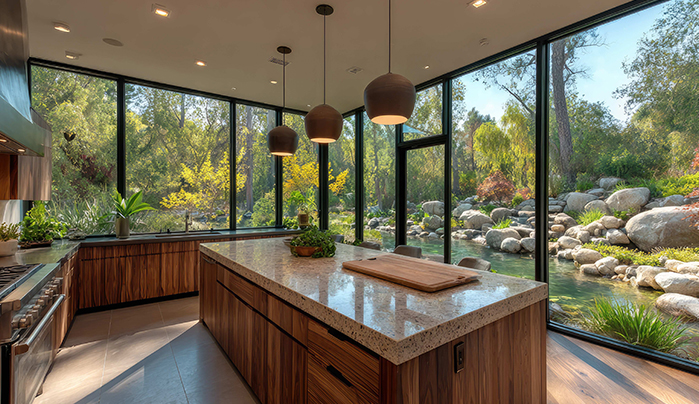 Plywood kitchen island - CenturyPly