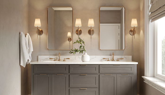Modern plywood vanity cabinet - CenturyPly