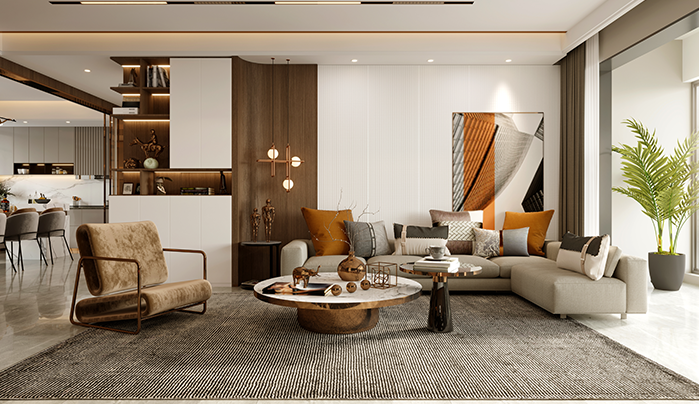 Modern accent chair for hall interior - CenturyPly