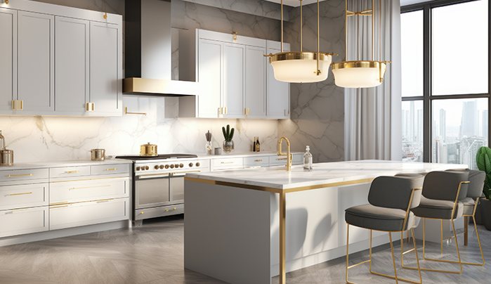 Plywood kitchen island - CenturyPly
