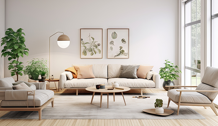Indoor plants for hall interior design - CenturyPly
