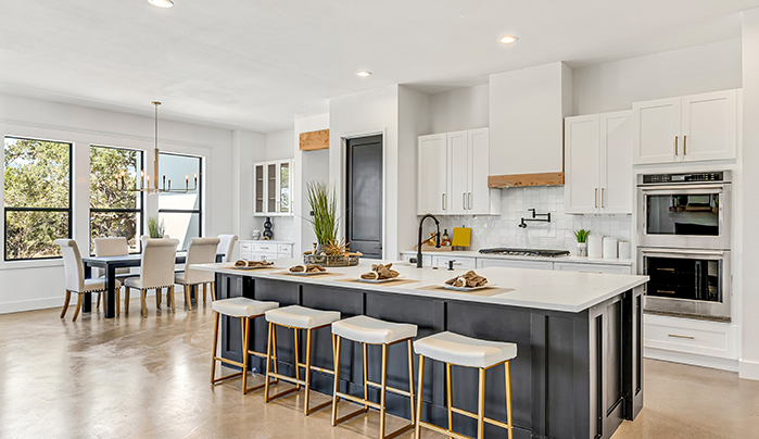 Modern plywood kitchen island - CenturyPly