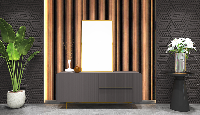 Coloured Louvres for Depth - Stylish Louvers Design Ideas
